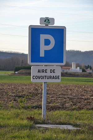 Aire de covoiturage Conseil général de l'Ariège.JPG